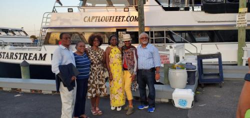 Boat ride along the long island shore with alumni of CES with families Oct. 2023